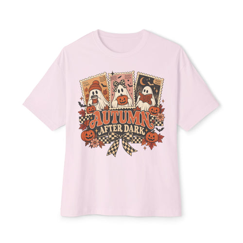 Autumn After Dark Shirt – Retro Ghost Halloween Tee, Cute Pumpkin Fall Shirt