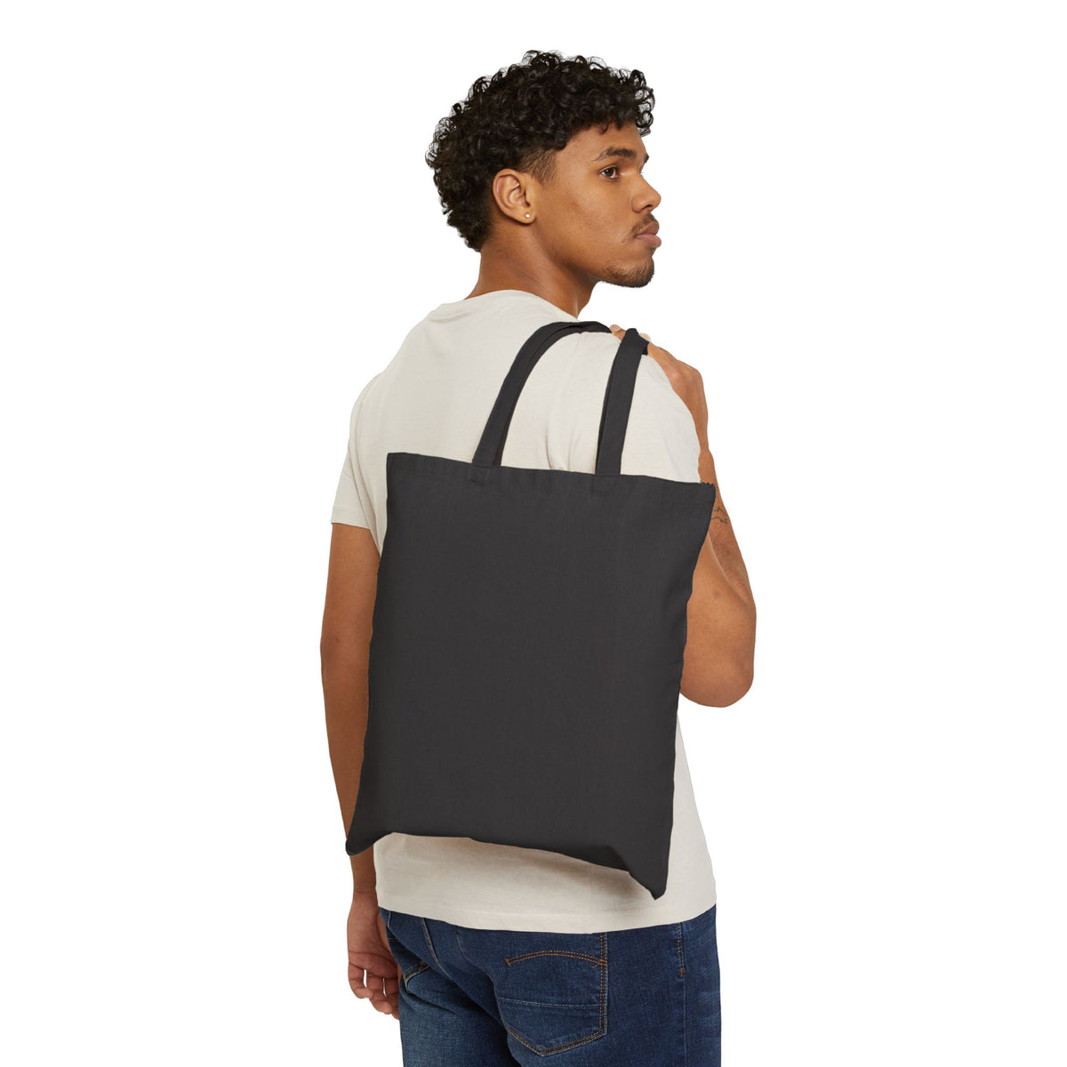 Midnight Pumpkin Club Cotton Tote — Halloween Ghosts Pumpkin Patch Tote Bag