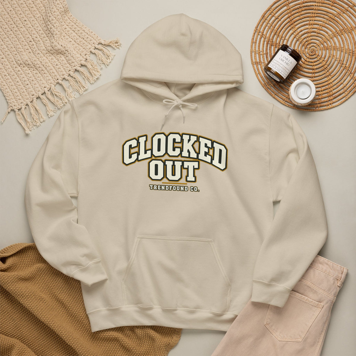 Clocked Out Tee Time Hoodie